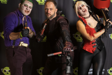 cosplay night of the living dead spark 11 daredevil harley quin joker batman backdrop